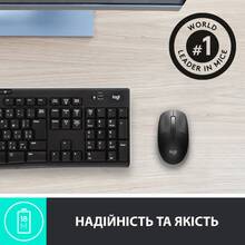 Миша LOGITECH M190 Full Size Grey Wireless (L910-005906)