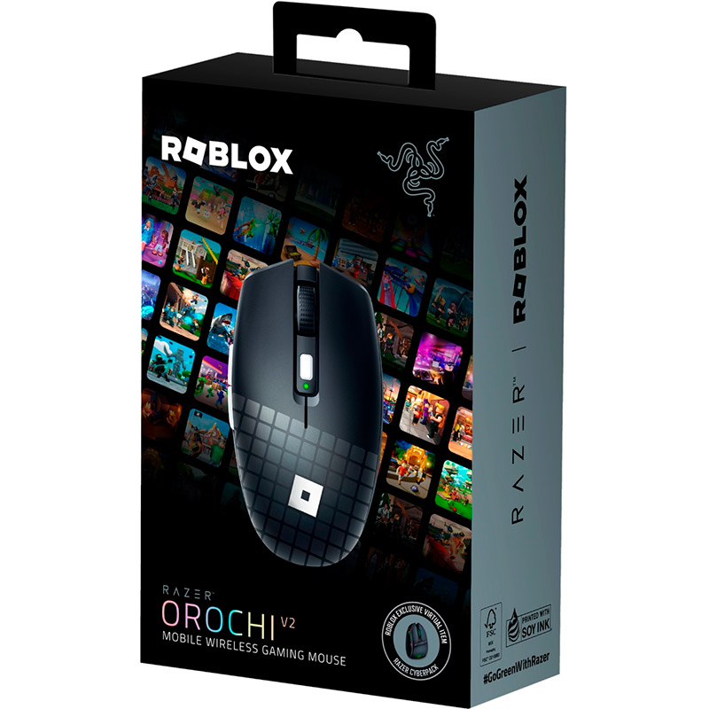 Мышь RAZER Orochi V2 Wireless ROBLOX Edition (RZ01-03730600-R3M1) Беспроводное подключение Bluetooth + RF