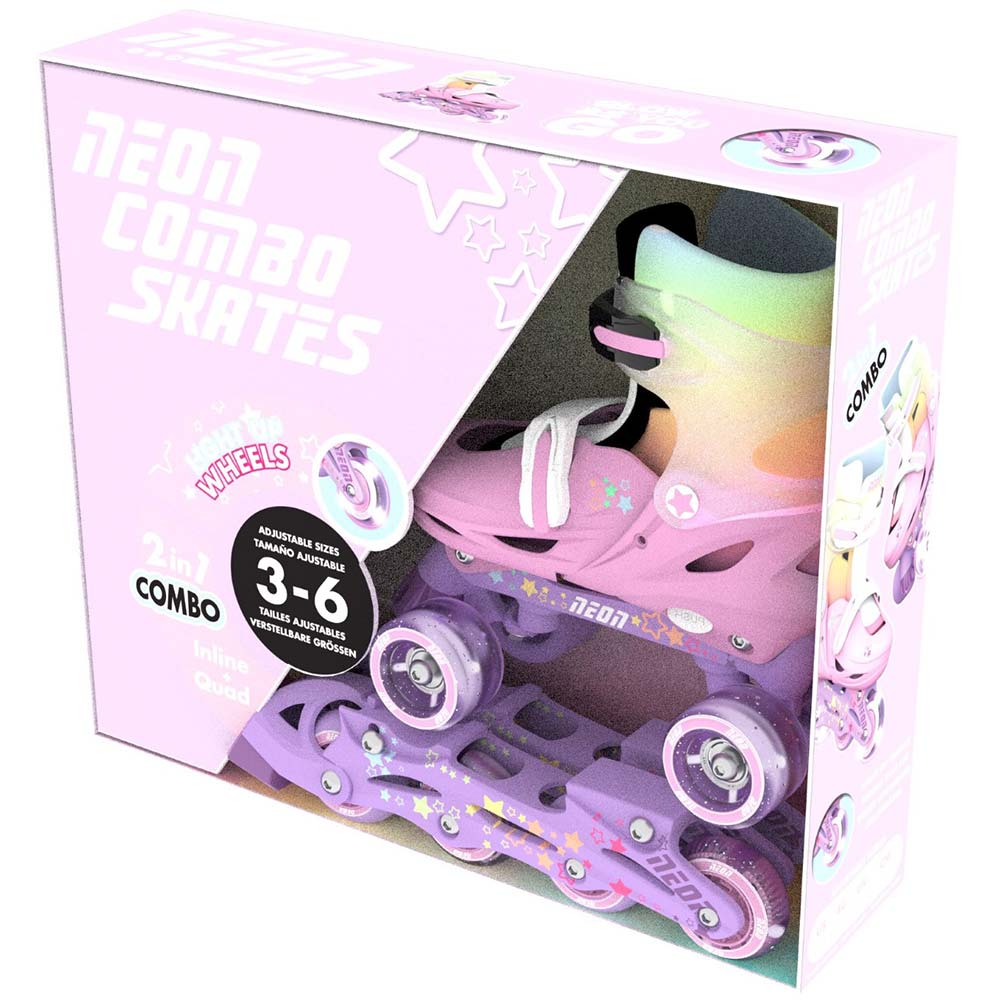 Заказать Ролики NEON Combo 30-33 Rainbow (NC48R4)