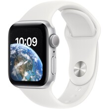 эпл вотч Смарт-часы APPLE Watch SE 2022 40 Silver Alum White Sp/B (MNJV3UL/A)