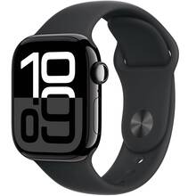 эпл вотч Смарт-часы APPLE Watch Series 10 GPS 46mm Jet Black Alum Black Sp/b - S/M (MWWP3QH/A)