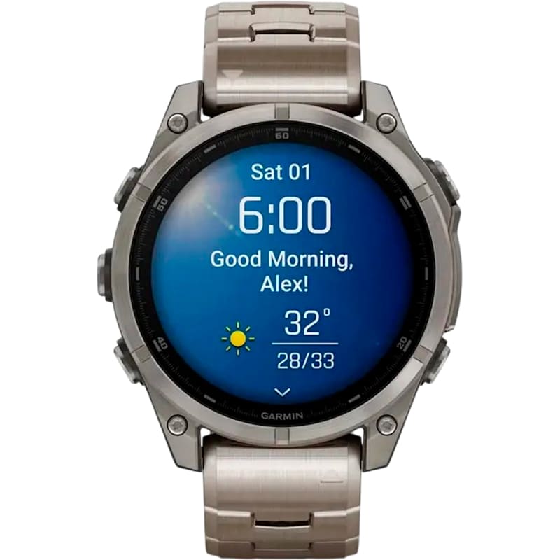Смарт-часы GARMIN Fenix 8 Amoled 47mm Sapphire Titanium with Vented Titanium Bracelet (010-02904-40) Операционная система другая