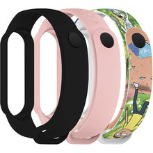 Комплект ремешков ARMORSTANDART для Xiaomi Mi Band 7/6/5 RM Cartoon 3шт (ARM77053)