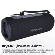 Портативная акустика HIFUTURE Alpha 20W Black (alpha.black)