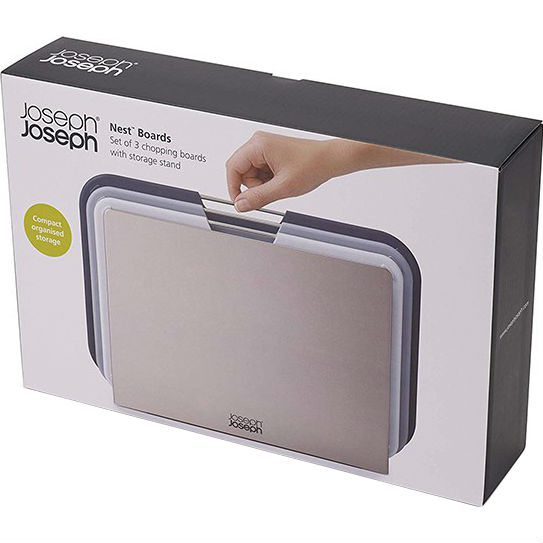 Набор досок JOSEPH JOSEPH 25,9x35,5x7,2,(60147) Можно мыть в посудомоечной машине да