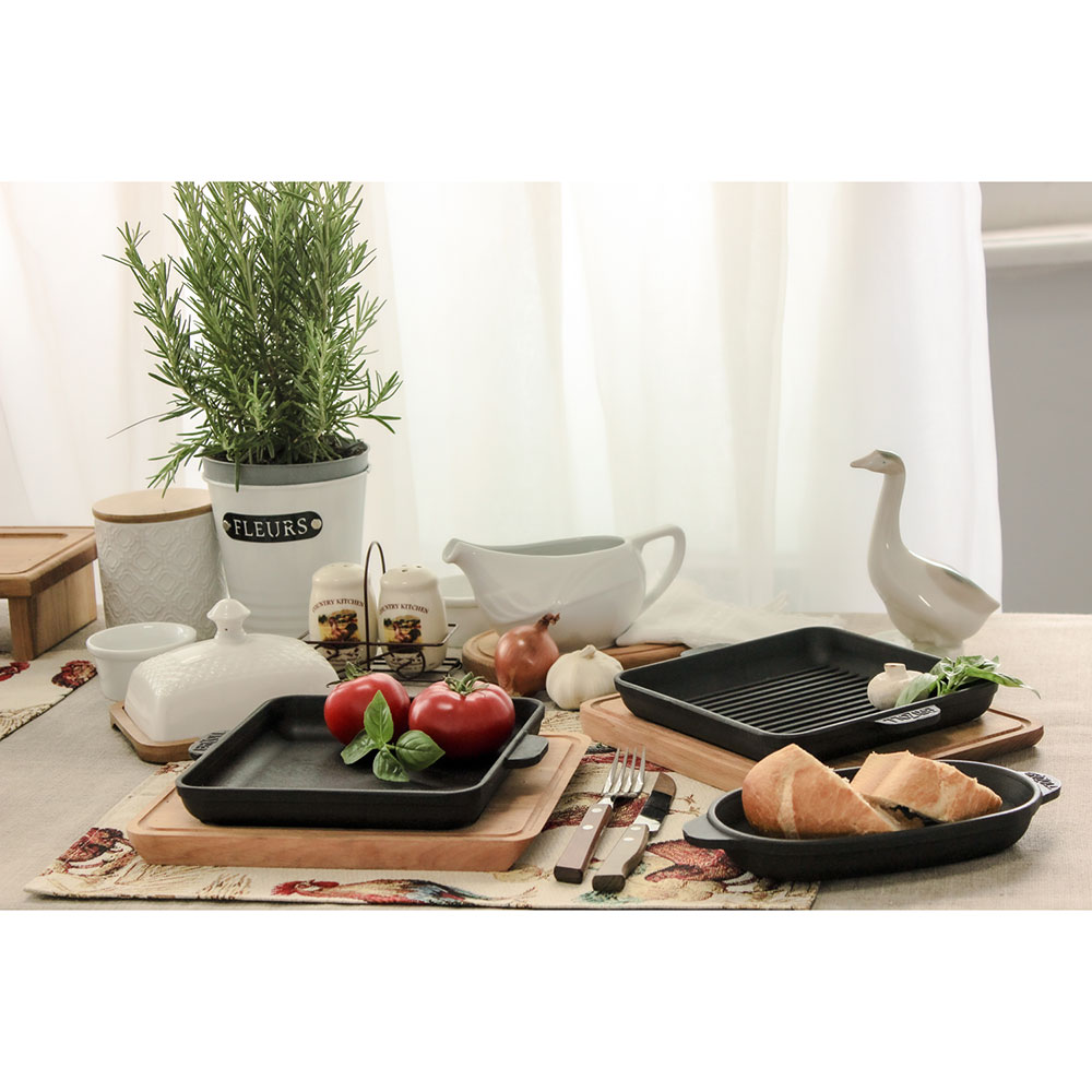 Сковорода порционная BRIZOLL HoReCa 18х18 см Black (H181825) Тип порционная 