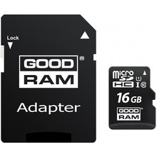 Одеса Карта пам'яті GOODRAM microSDHC 16GB Class 10 UHS I + ad (M1AA-0160R12)