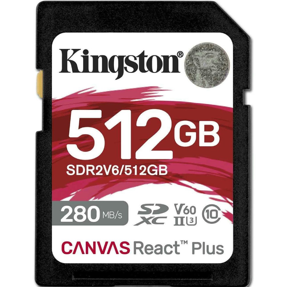 Карта пам'яті KINGSTON SD 512GB C10 UHS-II U3 (SDR2V6/512GB) Карта пам'яті KINGSTON SD 512GB C10 UHS-II U3 (SDR2V6/512GB)