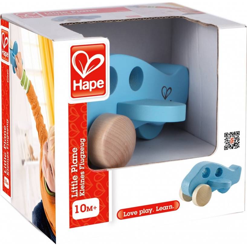 Каталка HAPE Маленький літак (E0050) Рухливі іграшки іграшка-каталка