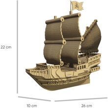 3D пазл Cartonic Pirate Ship 232 элемента (CARTSHIP)