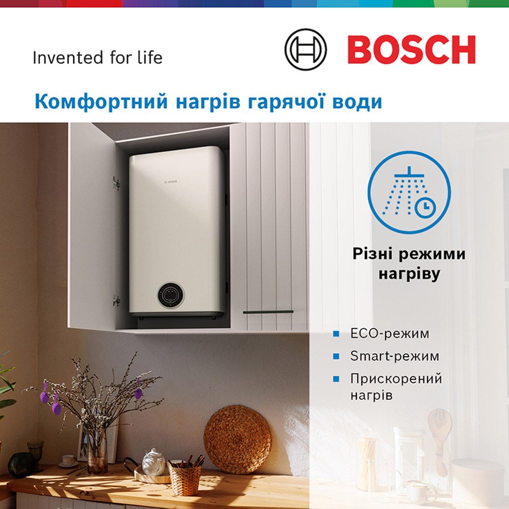 Бойлер BOSCH Tronic 3500 100л (7736507294) Способ установки вертикальный