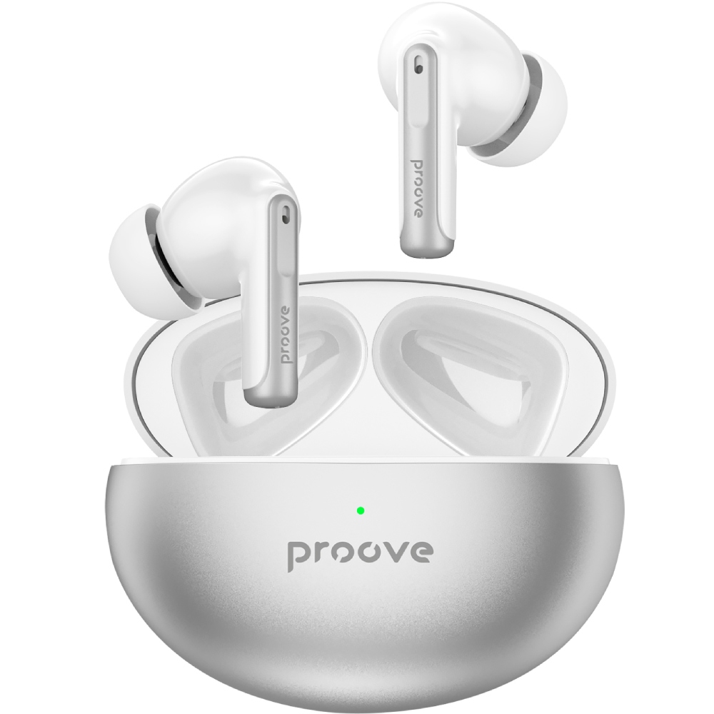 Гарнітура PROOVE Thunder Buds TWS with ANC Silver (48399silver) Гарнітура PROOVE Thunder Buds TWS with ANC Silver (48399silver)