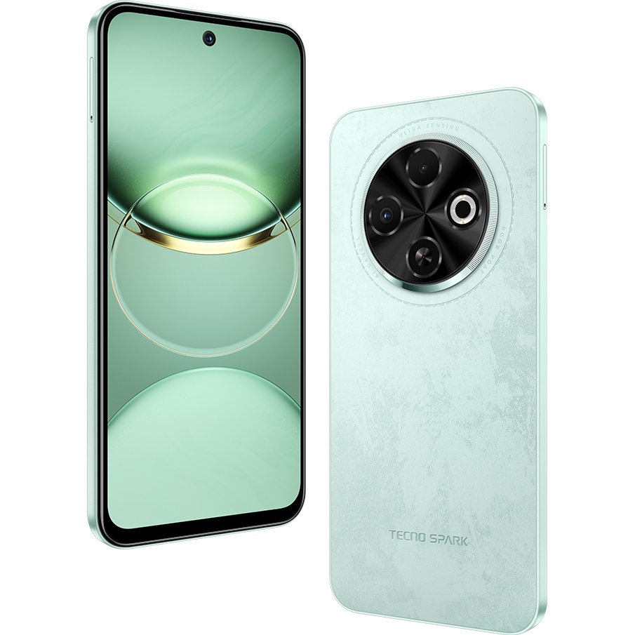 Внешний вид Смартфон TECNO Spark 30C (KL5n) 8/256GB Magic Skeen Green (4894947051821)