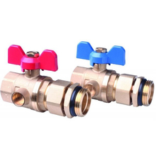 Комплект шаровых кранов Danfoss FHF-BV для подключения коллекторов (088U0822)