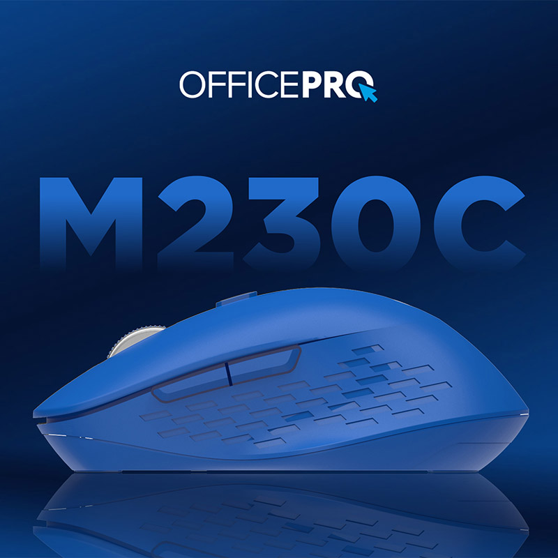 Покупка Мышь OFFICEPRO M230C Silent Click Wireless Blue (M230C)