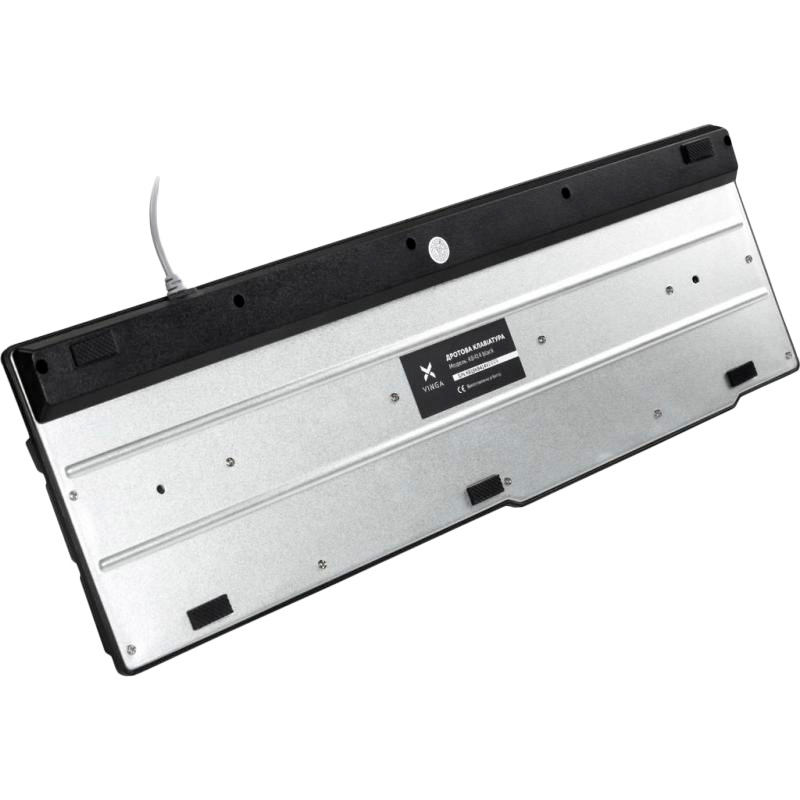 Клавіатура VINGA KB414 black Конструкція мембранна
